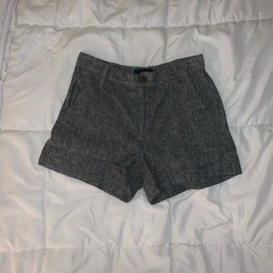 High Waisted Gray Shorts